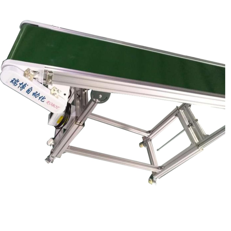 Assembly Line industrial transfer green pvc Belt Conveyor for Workshop